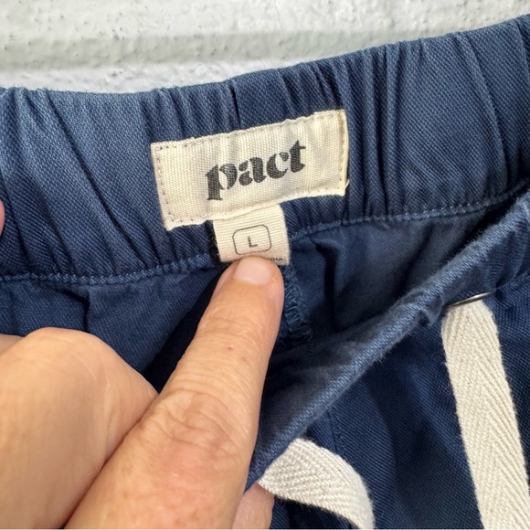 Pact organic women’s navy capri drawstring large - Picture 4 of 8